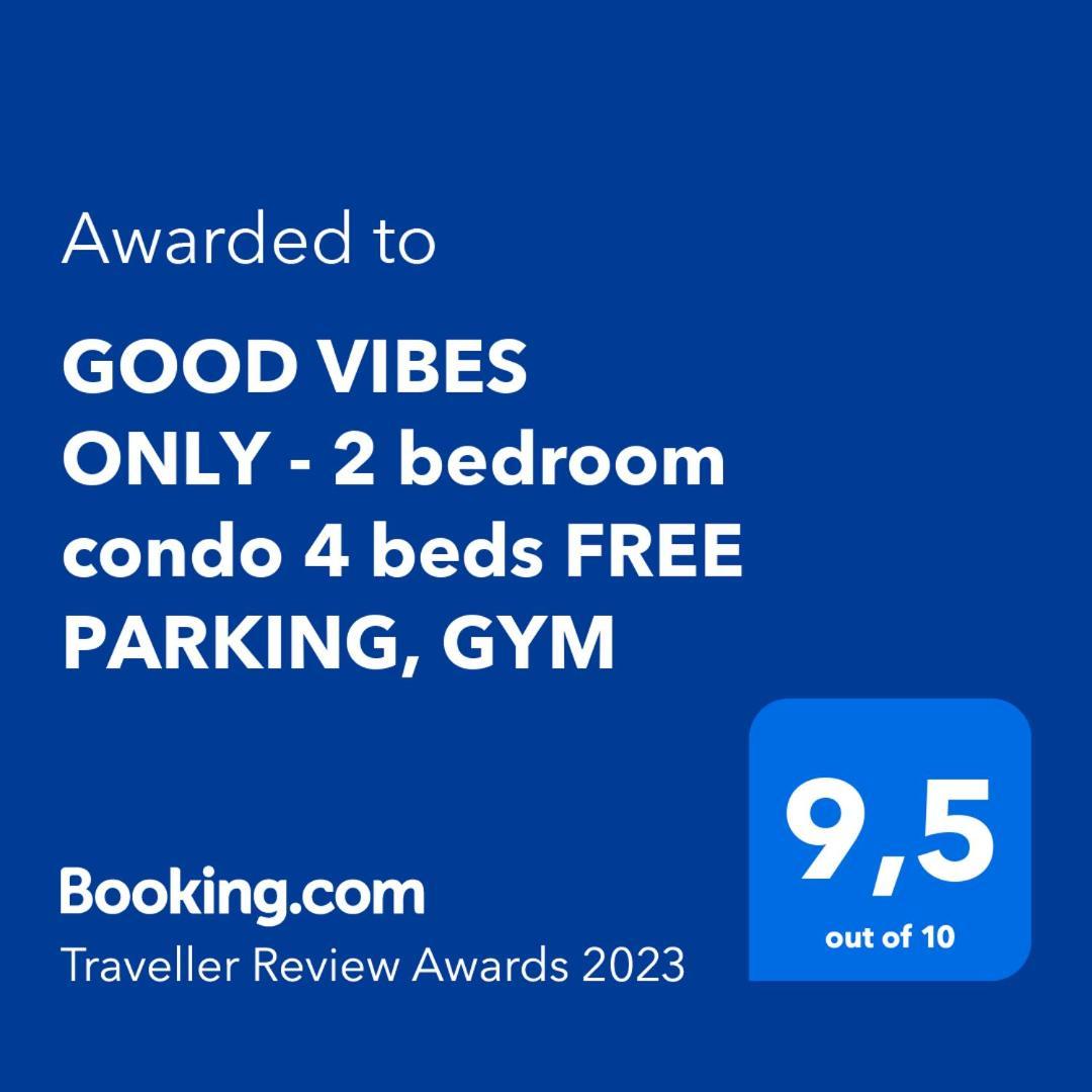 Good Vibes Only -Modern And Spacious 2 Bedroom Condo 4 Beds Free Parking, Gym Квебек Екстериор снимка